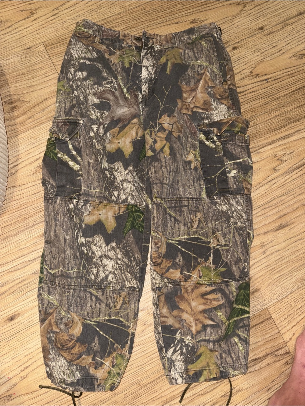 Mossy Oak M Men's Camo Cargo Pants - Realtree-Style Brown/Green Explorer